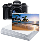 Hojas de folios de papel DIN-A4 fotográfico con acabado profesional para enmarcar momentos de fotografíua digital únicos