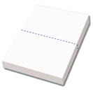 Hojas de folios de papel DIN-A4 blanco con microperforado precortado trepado para arrancar fácilmente