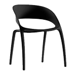 Silla de diseño apilable Bee