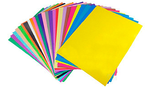 Cartulinas de colores para decorar manualidades