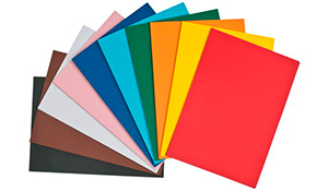 Cartulinas de colores DIN-A4