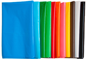 Bolsas de plástico de colores para disfraces infantiles de carnaval