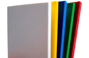 Láminas de goma EVA de colores de 40 x 60 cm. y 5 mm. de grosor
