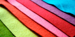 Textura suave de fieltro de colores