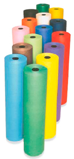 Bobinas de papel kraft de colores