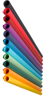 Rollos de papel kraft de colores