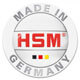 Destructora industrial HSM fabricada en Alemania