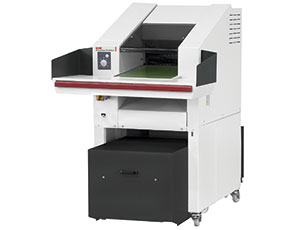 Combinación HSM SP 5080: destructora industrial de documentos HSM Powerline FA 500.3 y prensa compactadora HSM KP 80