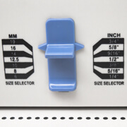 Selector de diámetro del espiral de la encuadernadora de espiral metálica para oficina Omega S250