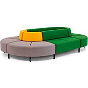 Sofá Soft Seating de espera modular Bend Actiu