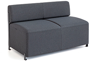 Módulos de sofá de diseño para espera con patas bajas Soft Seating Bend de Actiu
