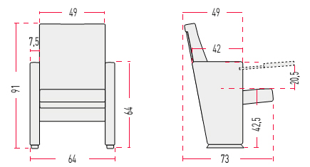 Sofá Soft S10 Actiu de tres plazas