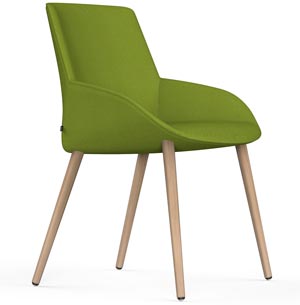 Asiento de diseño suave y cómodo Noom de Actiu Soft Seating para espacios de descanso y relax