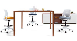 Configura tu mesa Prisma con amplia variedad de estructuras, acabados y superficies