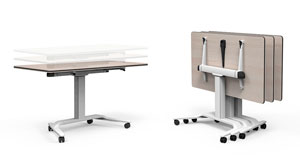 Configura tu mesa Talent con amplia variedad de estructuras, acabados y superficies