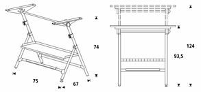 Medidas mesa de dibujo profesional RD-175