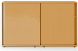 Armario metálico marrón con puerta deslizante Glide