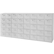 Configuración modular de 40 ficheros metálicos Bisley
