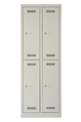 Taquilla metálica MonoBloc Bisley puerta GRIS CLARO RAL7035 AV7