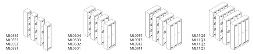 Taquillas metálicas MonoBloc Bisley