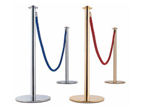 Poste separador de cordón para delimitar espacios en eventos Next Luxe