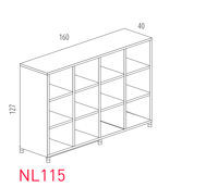 Armario Cubic de Actiu NL115