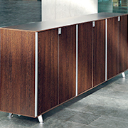 Armario bajo de madera para archivo en oficinas de diseño clásico Block Actiu