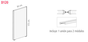 Modulos divisoria D120