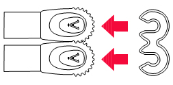 Sistema de union de paneles de biombo D150 e-link