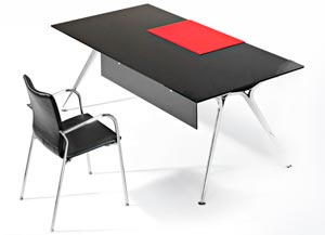 Mesa Arkitek recta o ergonómica para despacho de dirección