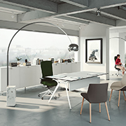 Mesa de diseño para despacho moderno Arkitek