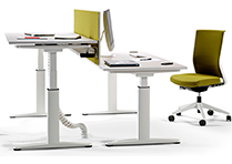 Mesas y escritorios elevables en altura Mobility Actiu