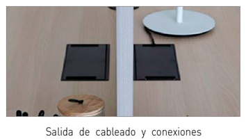 Sistema de electrificación mesa Longo