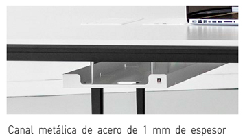 Sistema de electrificación mesa Longo