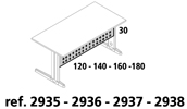 Ala para mesa Metal de Rocada