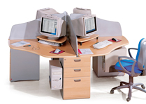Divisorias para mesa de oficina Ofimat Actiu