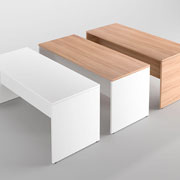 Acabados de madera de la mesa Ofimat Plus de Actiu