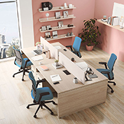 Mesa para oficina de coworking Ofimat Plus de Actiu