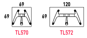 Escritorio de trabajo Talent TL570 y TL572