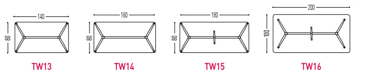 Escritorio de trabajo Twist TW13