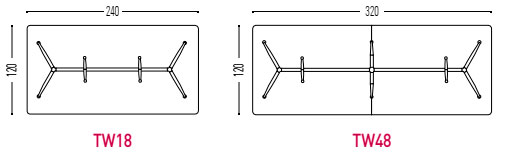 Mesa para sala de reunión Twist