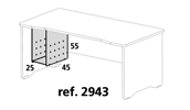 Soporte CPU para mesa Work de Rocada