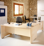 Mesas baratas en forma de L para oficina Work de Rocada