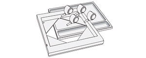 Base para construir configuraciones de carro móvil Organitec Actiu