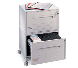 Carro cajonera archivador de plástico móvil 4151 Organitec Actiu