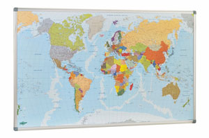 Mapamundi político magnético de todo el mundo
