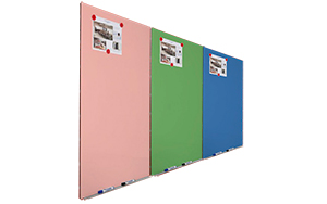 Pizarra modular de color rosa, verde o azul para rotulador SkinWhiteBoard