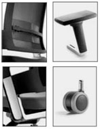 Accesorios de la silla Dot.Pro White