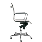 Silla Acer de Dile Office de oficina en blanco de perfil