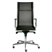 Silla Acer de Dile Office con malla ergonómica negra